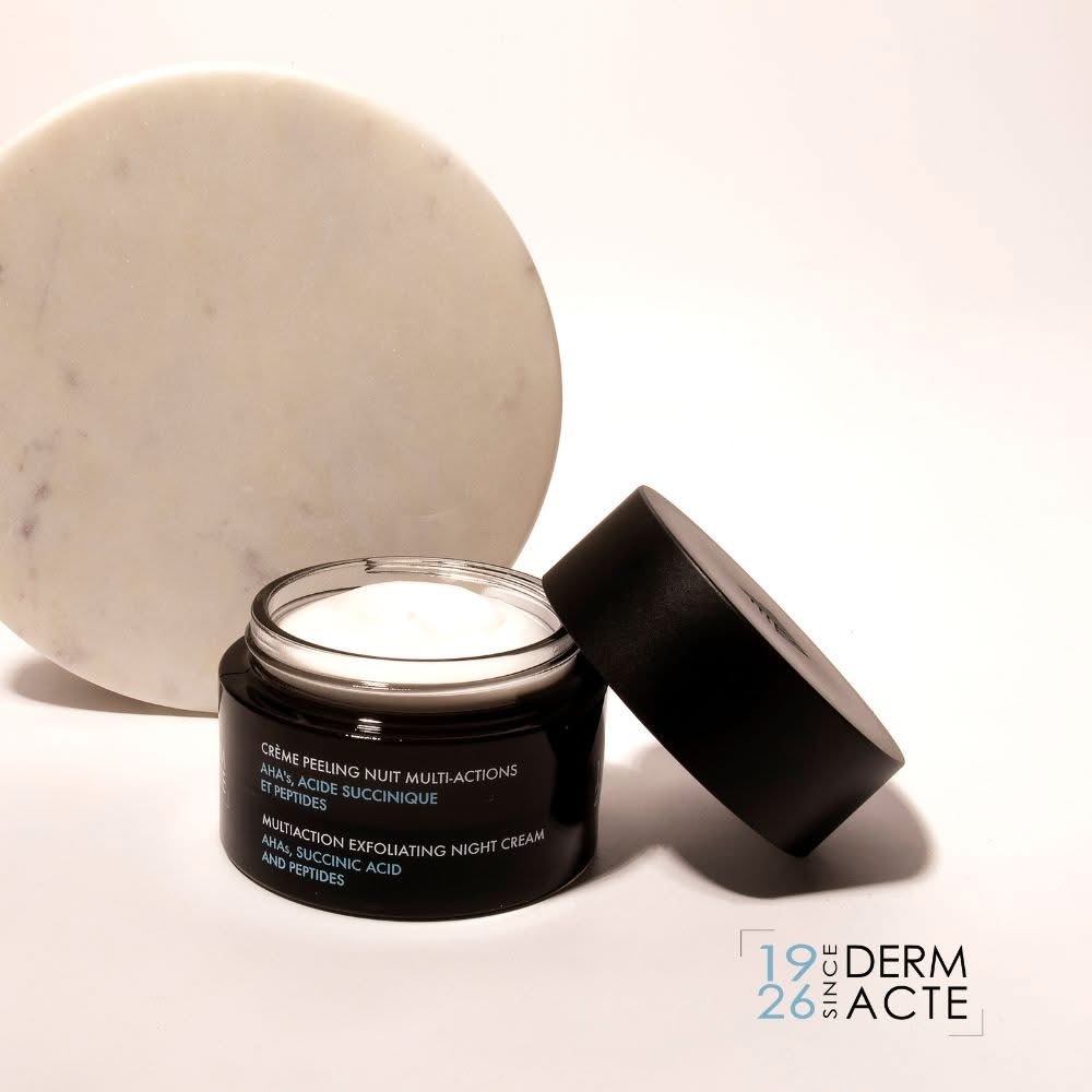UUS! Derm Acte Crème Peeling Nuit Multi-Actions-hapete ja peptiididega kooriv ning nahka uuendav öökreem 50ml - Image 2