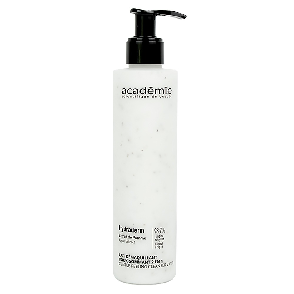 Hydraderm puhastav ja kooriv näopiim 2in1, õuna ekstraktiga, 200 ml